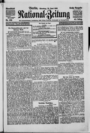 Nationalzeitung vom 29.06.1909