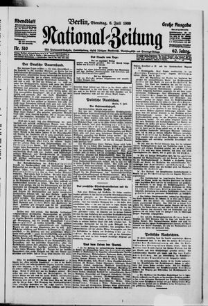 Nationalzeitung vom 06.07.1909