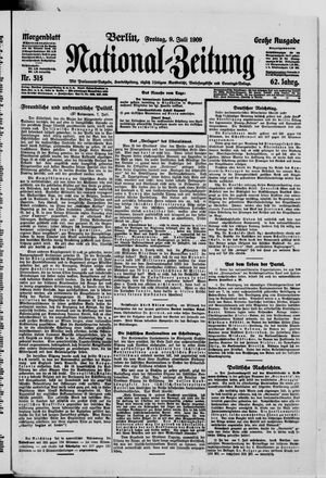 Nationalzeitung vom 09.07.1909