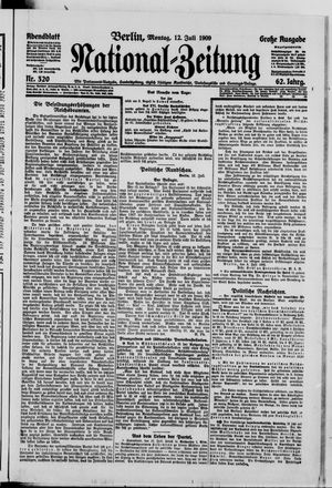 Nationalzeitung vom 12.07.1909
