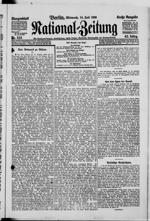 Nationalzeitung vom 14.07.1909