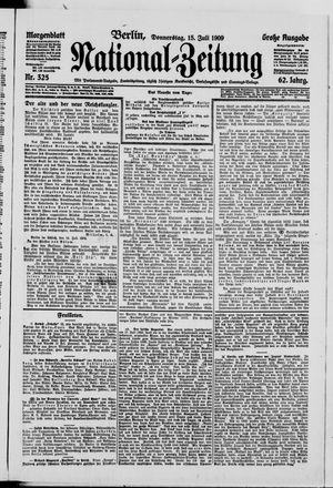 Nationalzeitung vom 15.07.1909