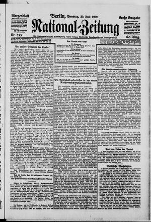 Nationalzeitung vom 20.07.1909