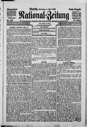 Nationalzeitung vom 22.07.1909