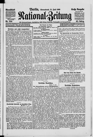Nationalzeitung vom 31.07.1909
