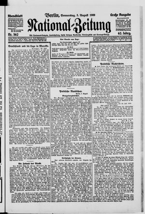 Nationalzeitung vom 05.08.1909