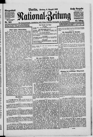 Nationalzeitung vom 06.08.1909