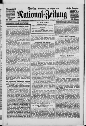Nationalzeitung vom 26.08.1909