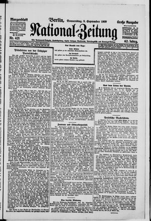 Nationalzeitung vom 09.09.1909