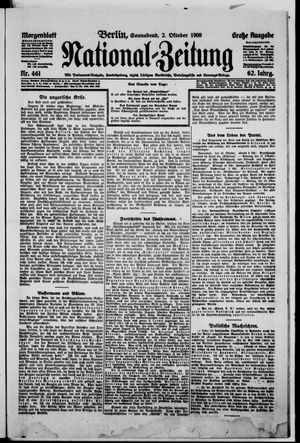 National-Zeitung vom 02.10.1909