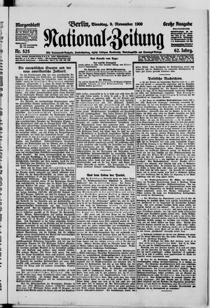 Nationalzeitung vom 09.11.1909
