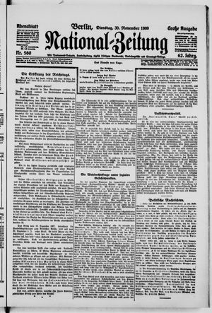 Nationalzeitung vom 30.11.1909