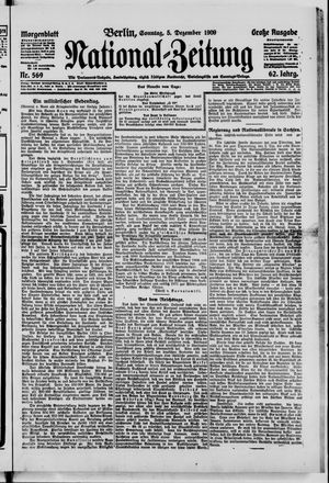 Nationalzeitung vom 05.12.1909