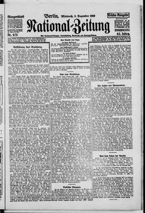 Nationalzeitung vom 08.12.1909