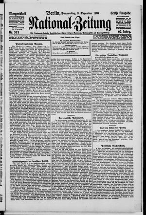 Nationalzeitung vom 09.12.1909