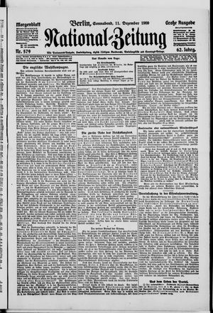 Nationalzeitung vom 11.12.1909