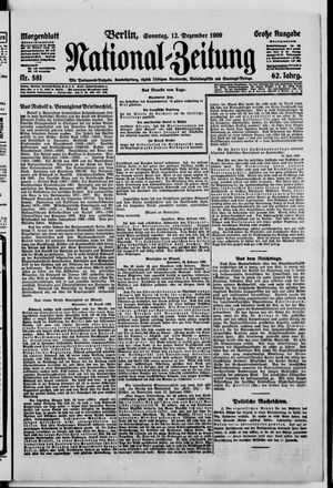 Nationalzeitung vom 12.12.1909