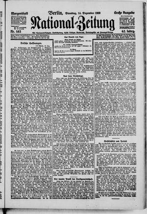 Nationalzeitung vom 14.12.1909
