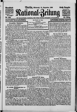 Nationalzeitung vom 15.12.1909