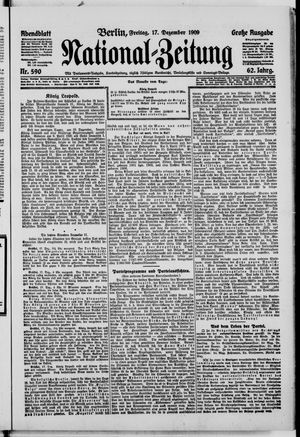 Nationalzeitung vom 17.12.1909
