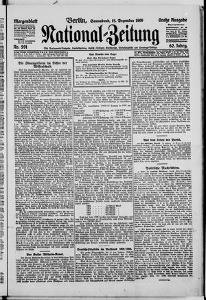 Nationalzeitung vom 18.12.1909