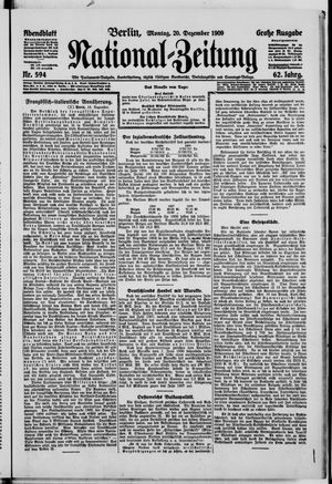 Nationalzeitung vom 20.12.1909