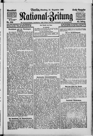 Nationalzeitung vom 21.12.1909