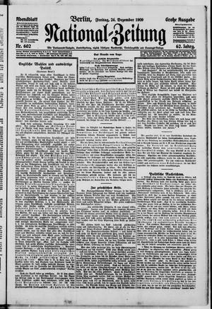 Nationalzeitung vom 24.12.1909