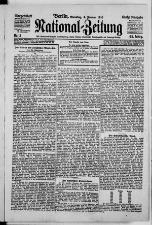 National-Zeitung vom 04.01.1910