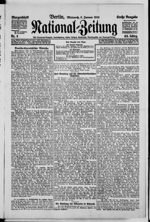 Nationalzeitung on Jan 5, 1910