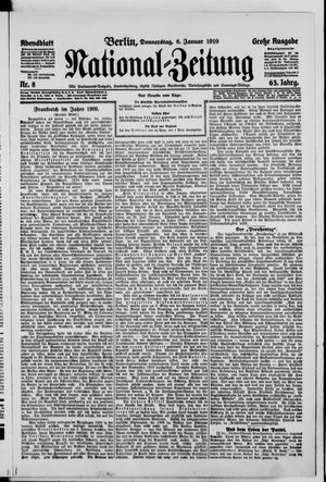 Nationalzeitung vom 06.01.1910