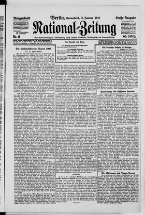 Nationalzeitung on Jan 8, 1910