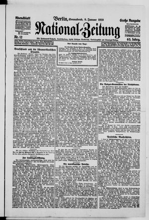 Nationalzeitung on Jan 8, 1910