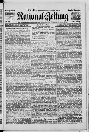 Nationalzeitung vom 05.02.1910