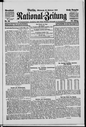 National-Zeitung vom 23.02.1910