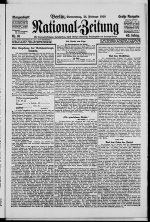 Nationalzeitung on Feb 24, 1910