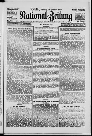 Nationalzeitung on Feb 25, 1910