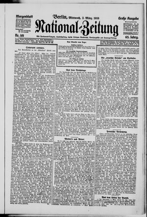 Nationalzeitung vom 02.03.1910