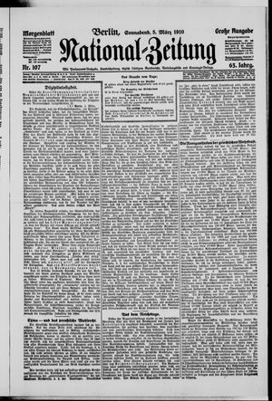 Nationalzeitung vom 05.03.1910