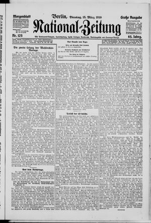 Nationalzeitung on Mar 15, 1910