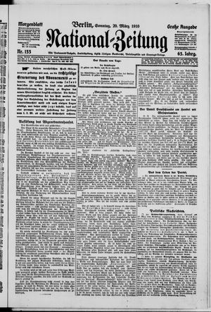 Nationalzeitung vom 20.03.1910