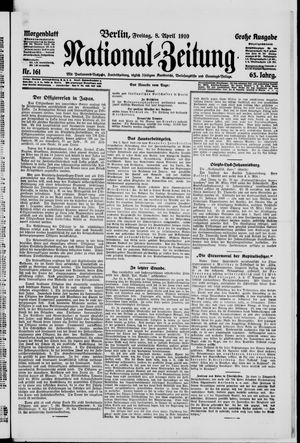 Nationalzeitung vom 08.04.1910