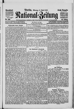 Nationalzeitung vom 11.04.1910