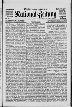 Nationalzeitung on Apr 12, 1910