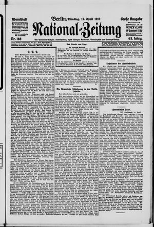 Nationalzeitung on Apr 12, 1910
