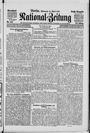 Nationalzeitung vom 13.04.1910