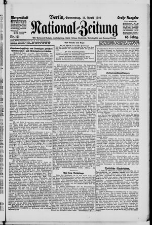 Nationalzeitung on Apr 14, 1910