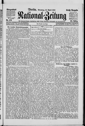 Nationalzeitung on Apr 19, 1910