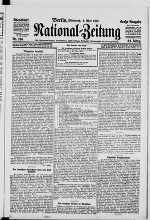 Nationalzeitung vom 04.05.1910