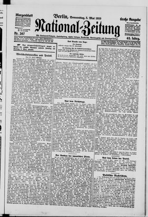Nationalzeitung vom 05.05.1910